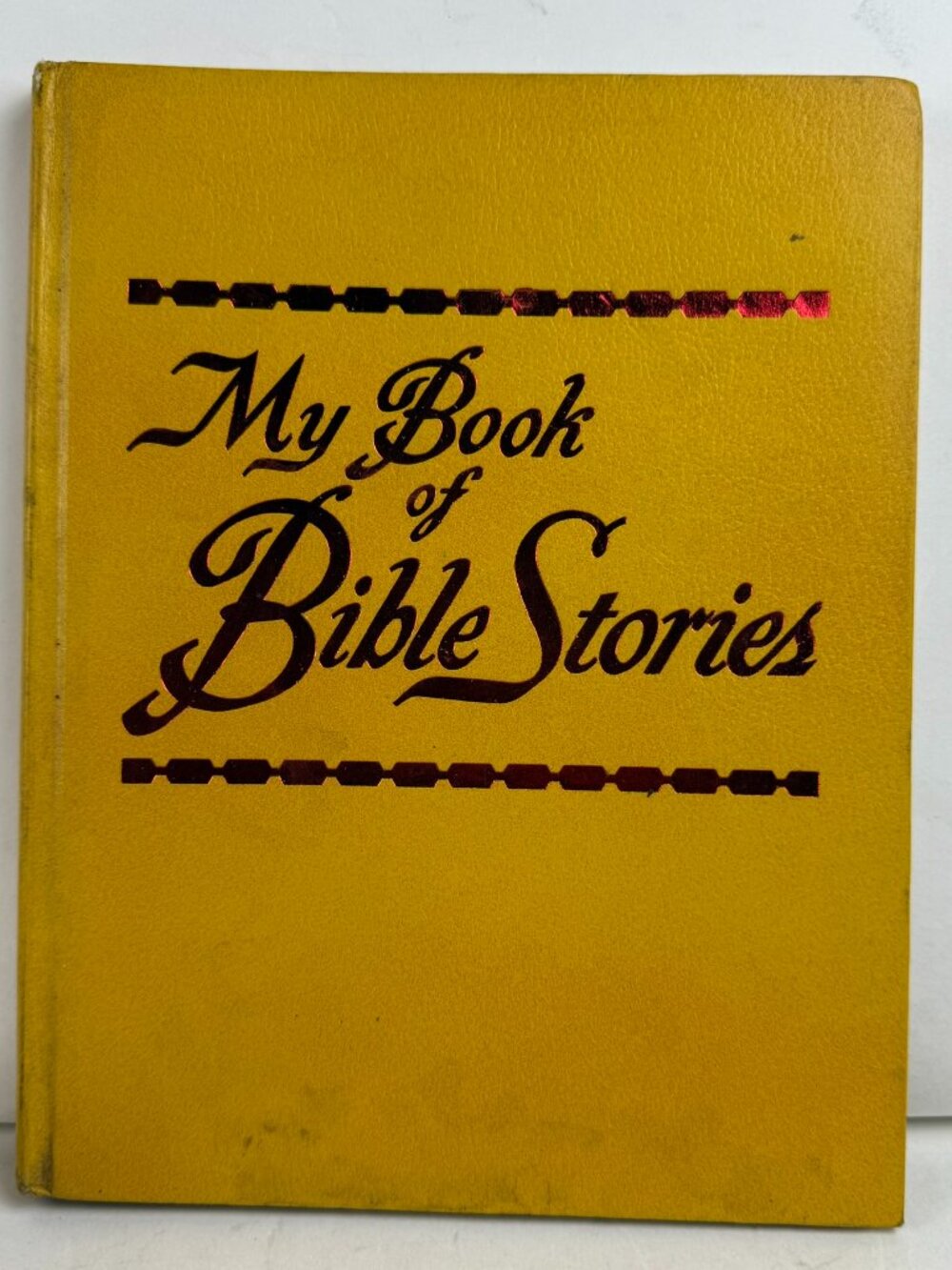My Book of Bible Stories Vintage Hardcover Yellow Watchtower Childrens Religion